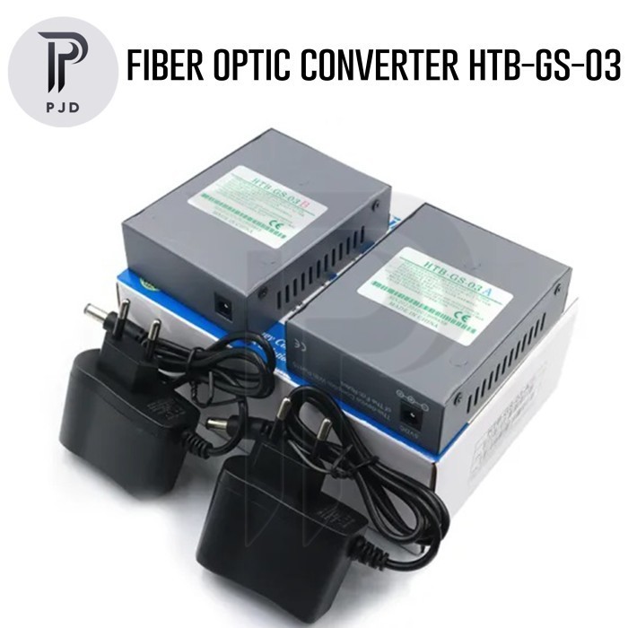 Fiber Optic Gigabit HTB GS03 Converter Fiber Optik FO HTB-GS-03 HTB-GS
