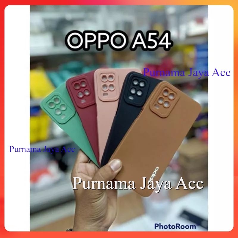 Softcase Pro Camera OPPO A54 4G Candy Case Full Cover Silikon TPU