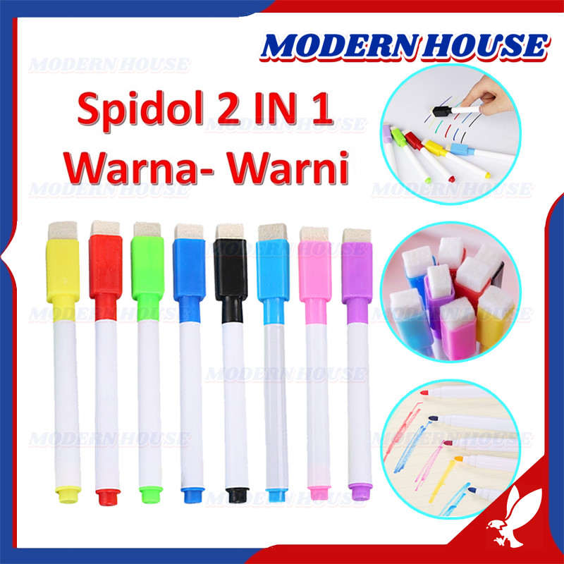 

Sepidol Kecil Mini Magnetik Warna Warni / Sepidol Warna Warni Wipe And Clean Kecil / Spidol Mini Papan Tulis White Board Dengan Penghapus