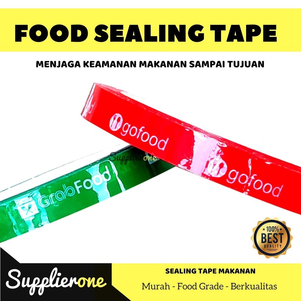 Sealing Food Online / Isolasi Food Online / Lakban Segel makanan / Food Sealing Tape
