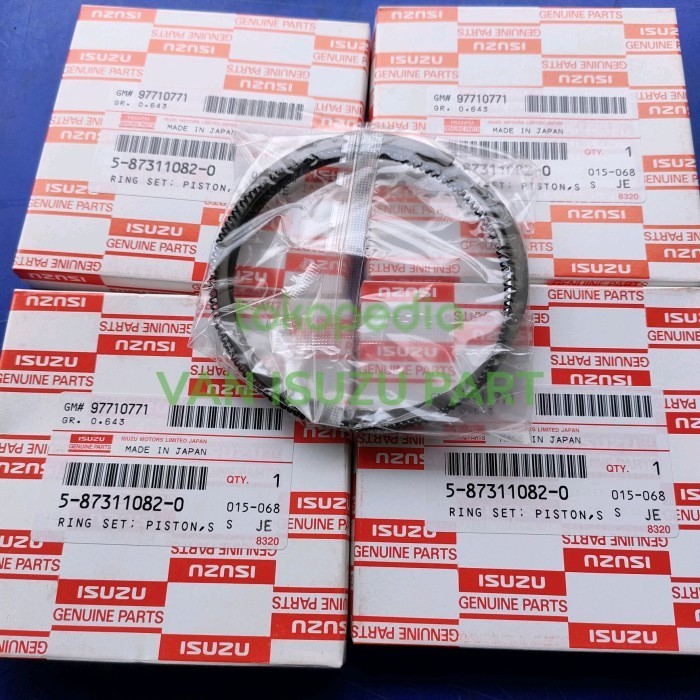 RING SEHER SEKER PISTON ISUZU PANTHER 2.5 2500CC NHR TRAGA ORIGINAL - 1 SET(1PISTON)