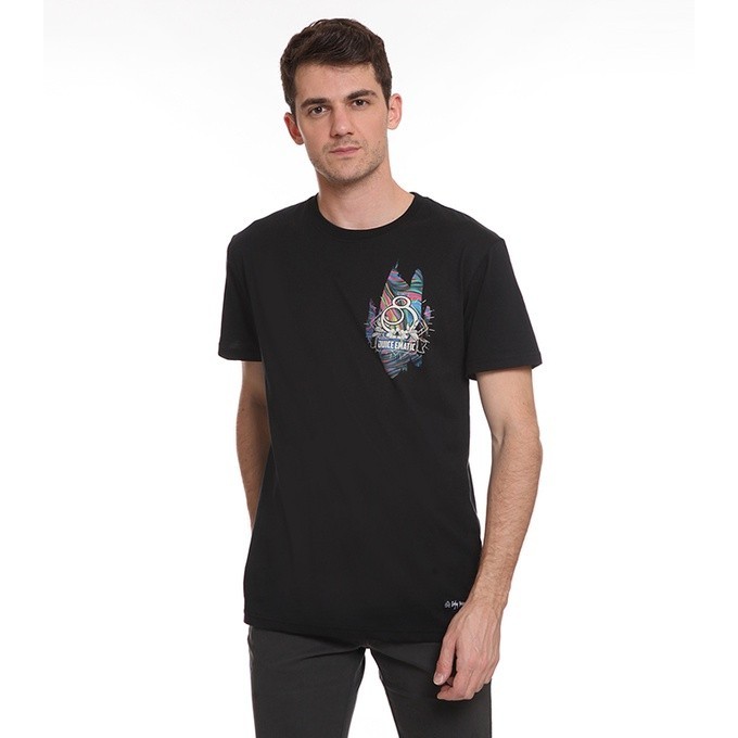 【COD】 Juice Ematic Kaos Lengan Pendek Pria Hitam The Sucker MTSS04204-BLK Planet Surf Tee