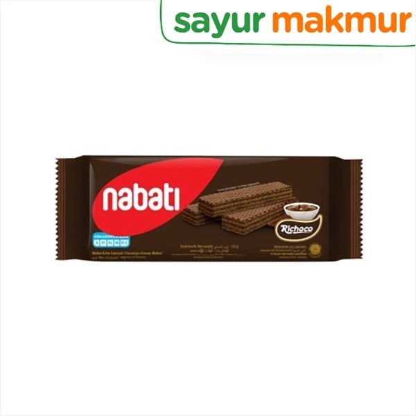 

Nabati Richoco Wafer Krim Cokelat 127 - 132 gram Sayurmakmur