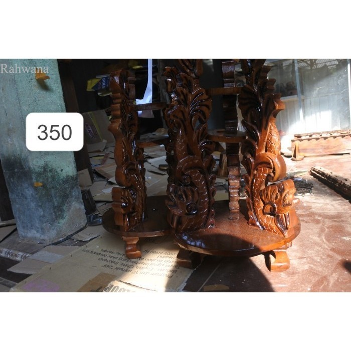 

jagrak naga kayu jati sangga 3 naga bisa untuk tombak dan bendera bk m antik