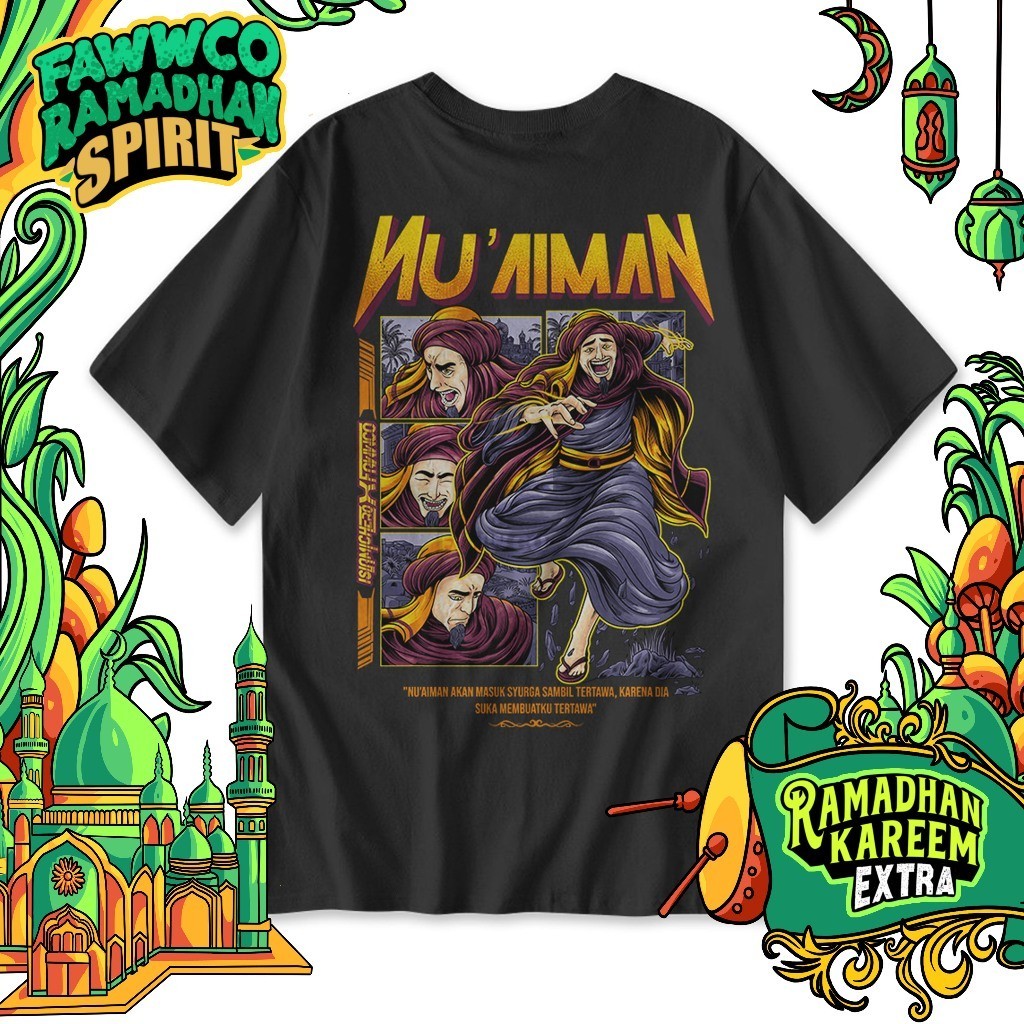 FAWWCO Nuaiman Drawing - Kaos Dakwah Premium 30S
