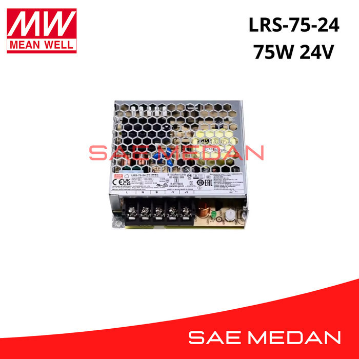 Power Supply LRS-75-24 LRS 75 24 Meanwell 75W 24V