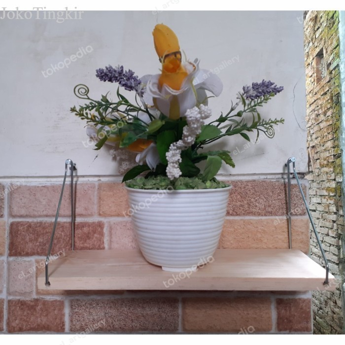 

Rak Dinding Kayu 30x10 cm/ Ambalan Kayu / Rak Dinding/ Rak Kayu murah