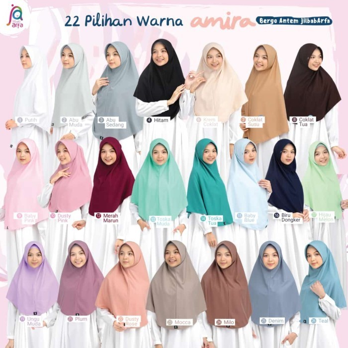 Jilbab Afra, Amira ukuran L