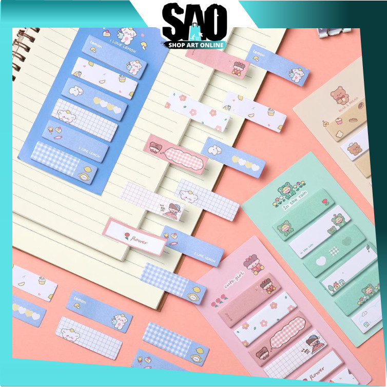 

SAO - S6222 Penanda Buku Memo Stick / Memudahkan Pencatatan dan Penandaan