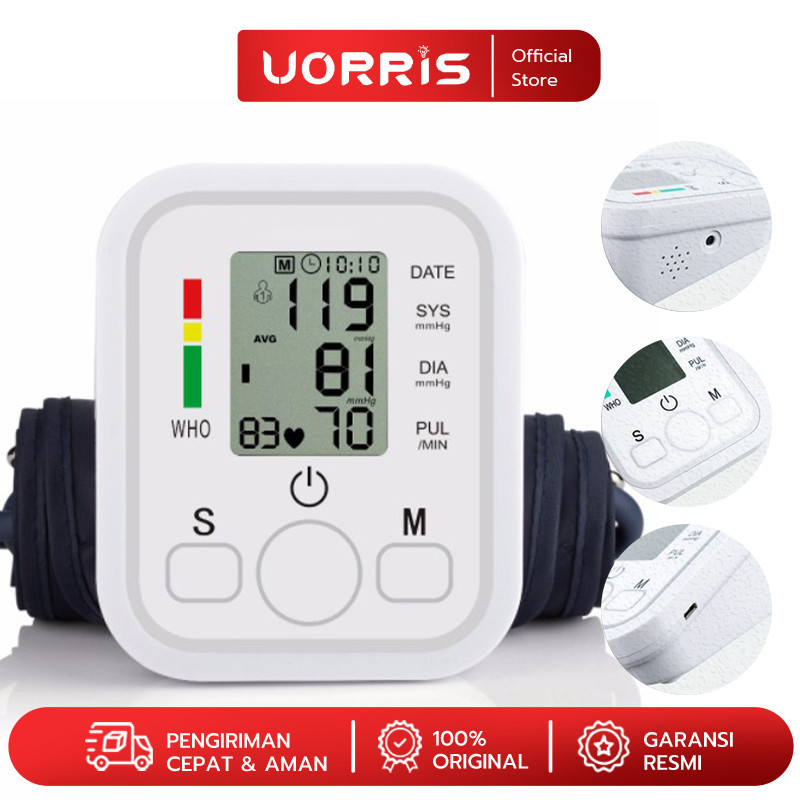 Taff Omicron Tensimeter Digital Alat Tensi Darah / Pengukur Tekanan Darah / Blood Pressure Monitor / Sphygmomanometer