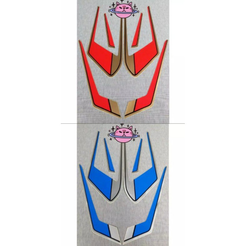 STICKER STRIPING LIS LES BODY MOTOR YAMAHA RX SPESIAL 1985