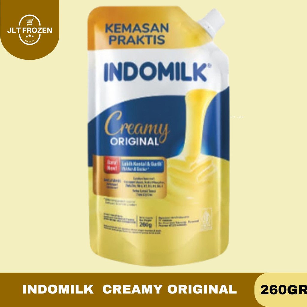 

Indomilk Susu Kental Manis Kemasan Pouch / Creamy Original Kemasan pouch 260gr