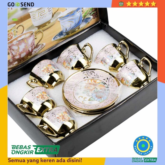 

[New Arrival]Promo!!! Kado Nikahan Hadiah Pernikahan Kado Pernikahan Teko Keramik Kado Nikah - Cangkir Piring