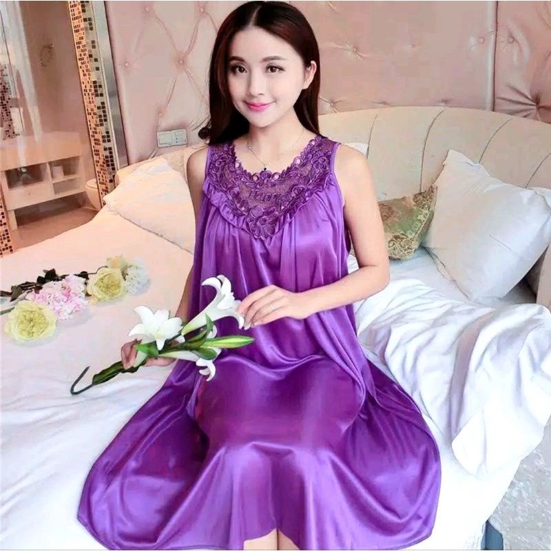 Lingerie Dres Sexy - Baju tidur daster lingerie sexi renda happy - COD
