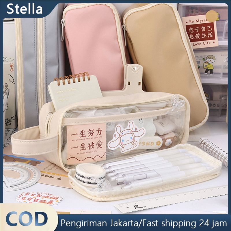 

Kotak Pensil Tempat Pensil Pencil Case Large Capacity Storage Bag Sekolah Tas Pencil Pouch