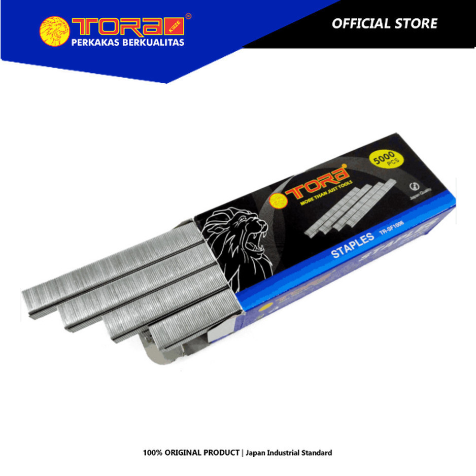 

TORA Isi Staples Tembak 6 mm 5000 Pcs / Box - Staples Manual - Staples Refil