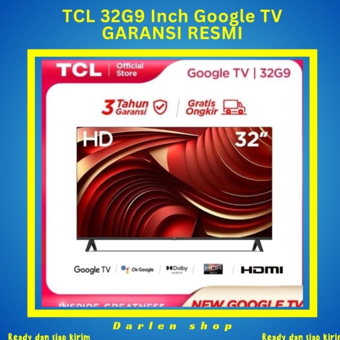 TCL 32G9 32 inch Google TV LED FHD Smart TV - TV + Bracket dovasoid