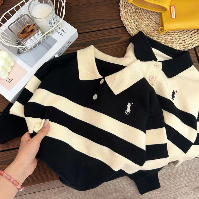CF56UK TINY SEOUL BAJU LENGAN PANJANG ANAK PREMIUM - ZAYN POLO LONGSLEEVE - Kaos Anak Lengan Panjang