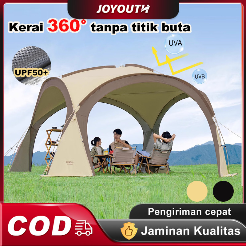 F33EA JOY Tenda Dome Camping Dome Tenda otomatis Tenda Kanopi Besar Outdoor Tenda Piknik Tenda Tahan