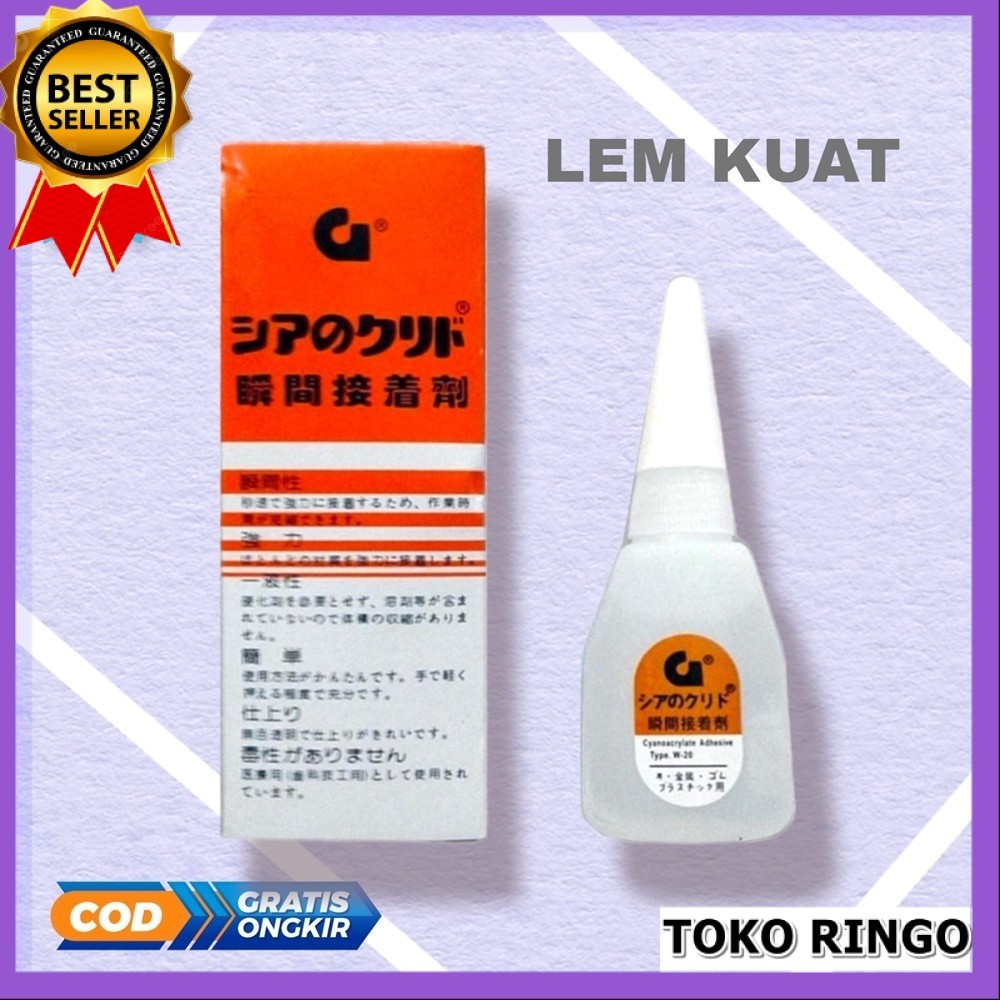 

Lem G korea super kuat power glue serba guna