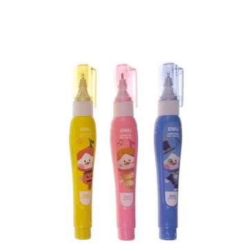 

Deli Correction Fluid Pen 8ML EH10100 - Stipo Cair Deli 8ML