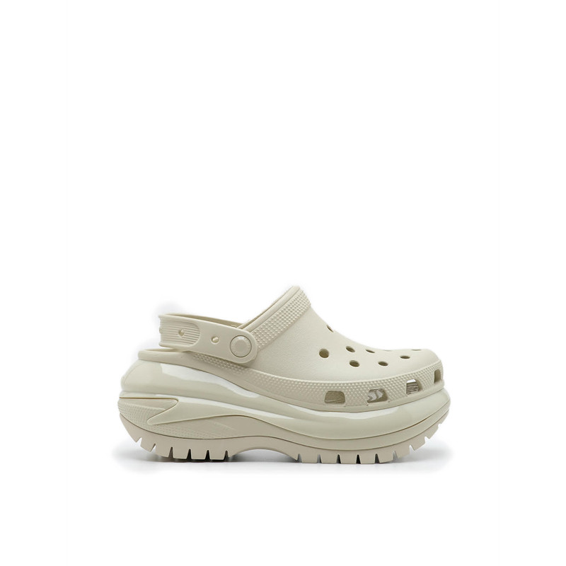 Crocs Classic Mega Crush Unisex Clog - Bone