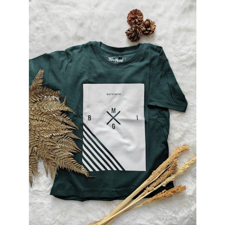 baju Kaos anak Laki-Laki & Perempuan  TwoPoint Kaos Anak Motif Garis-Garis