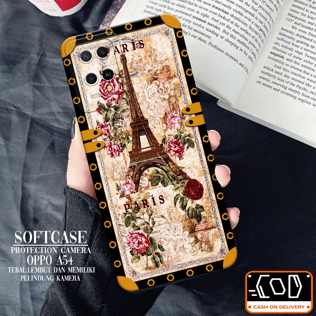 Softcase Oppo A54 Soft Protection Camera Case Oppo A54 Pelindung Belakang Oppo A54 Silikon Oppo A54 
