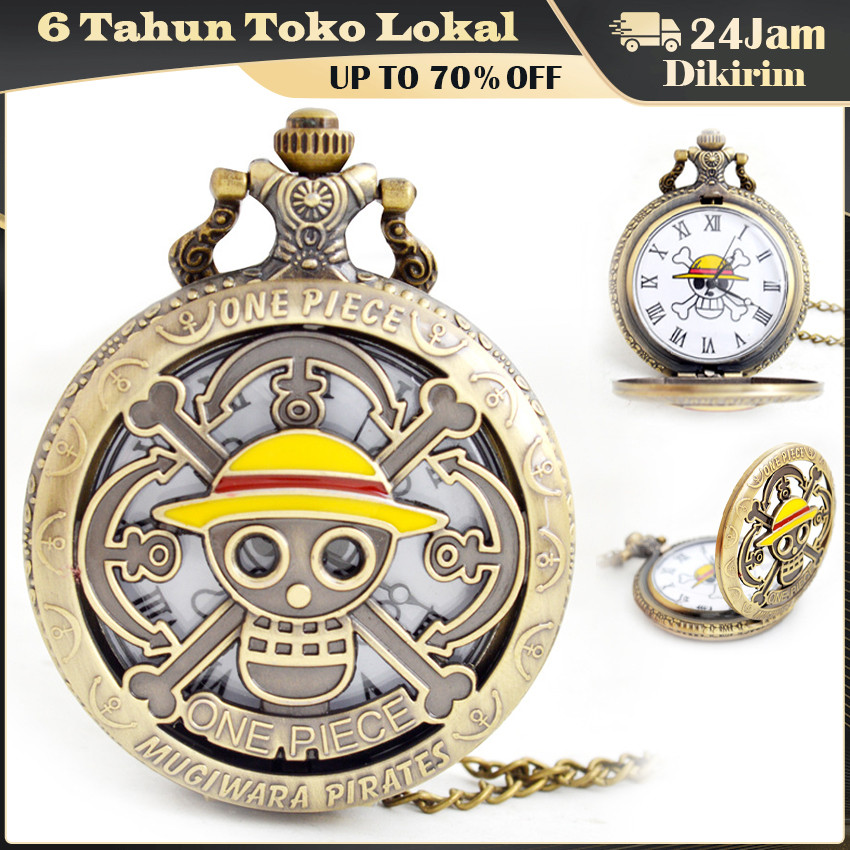 Jam Saku One Piece Monkey D. Luffy / Kado Ulang Tahun untuk Penggemar Anime dan Kolektor One Piece