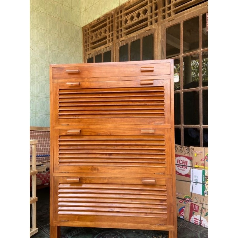 rak sepatu minimalis rak sepatu kayu jati lemari sepatu kayu jati