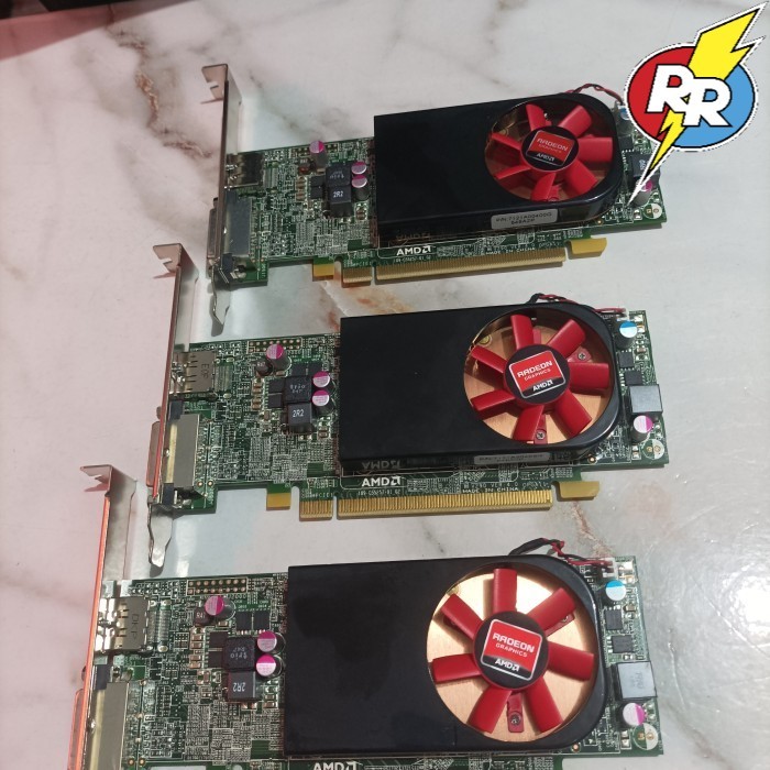 VGA Card PC AMD Radeon R7 200 series 2 GB 128 Bit DDR3 Profil Standar Support motherboard intel dan 