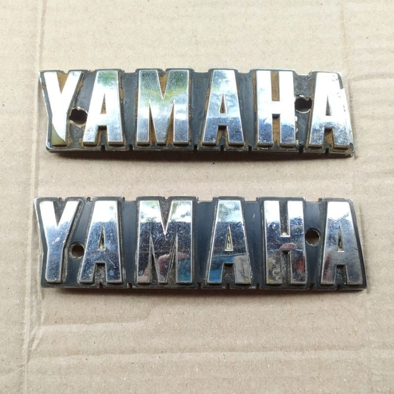 Emblem Tangki Logo Tengki Yamaha RX 100 RXK RX Spesial RX King Kobra Original TERMURAH ORI SECOND CO