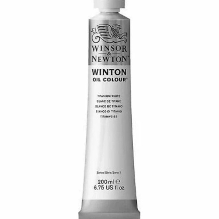 

WINTON OIL COLOUR 200 ML TITANIUM WHITE WINSOR & NEWTON