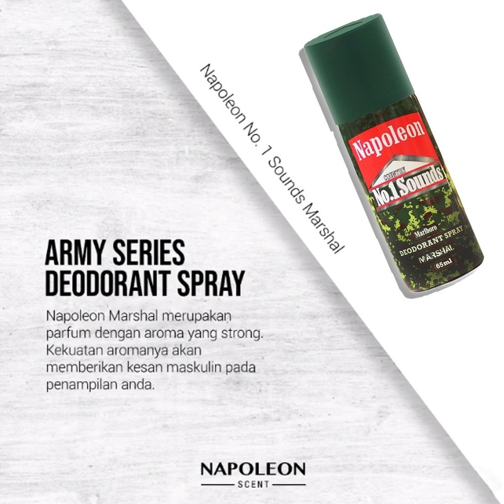 Parfum Cowok Original Parfum Pria Napoleon Marlboro Deodorant Spray Marshal 200ml