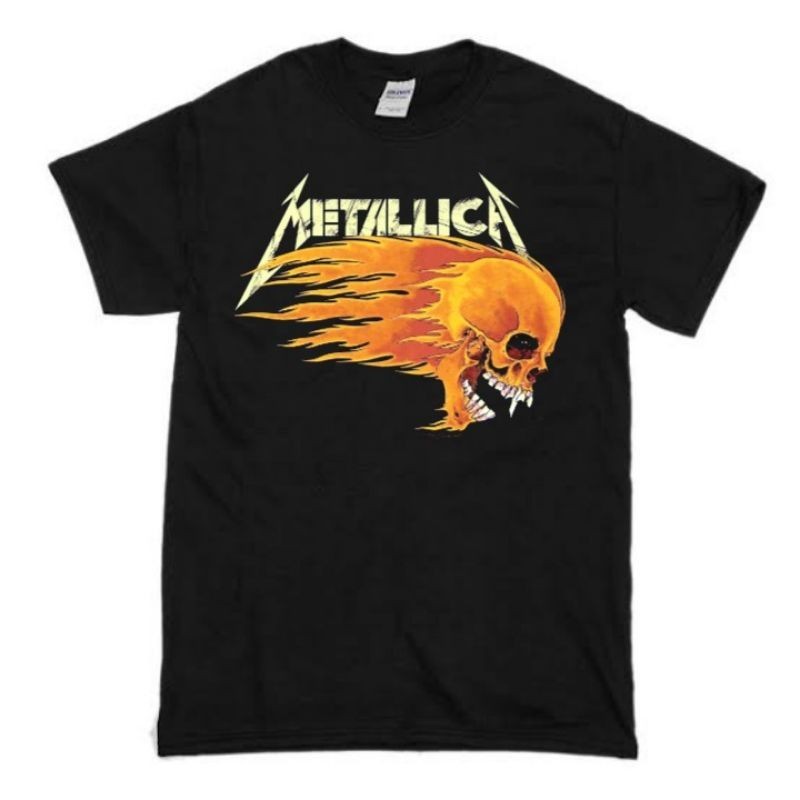 RAN - KAOS BAND Metallica - Flaming Skull