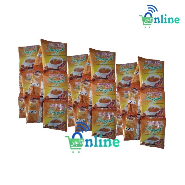 

3 Renceng Jahe Merah Amanah Super INAYAH Isi 12 Sachet