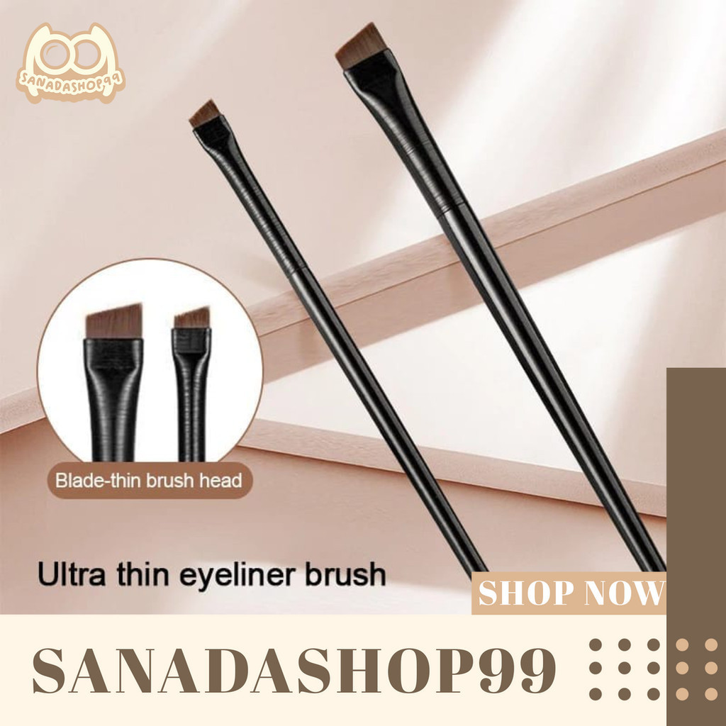 (ACC122) Kuas Alis Mata Brush Eyeliner Brush Makeup Alat Makeup Kecantikan Eyebrow Brush Bahan Bulu 