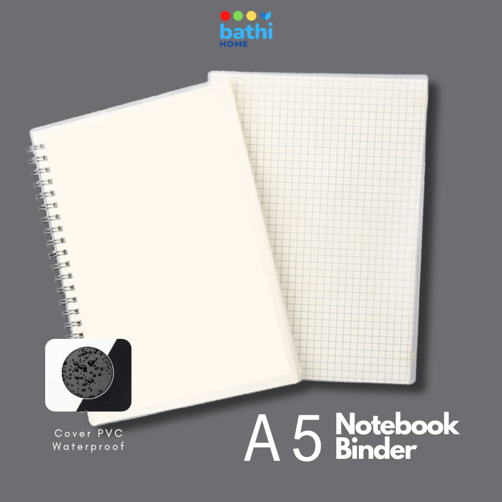 

Buku Tulis Binder Notebook Spiral Ukuran A5 Cover PVC