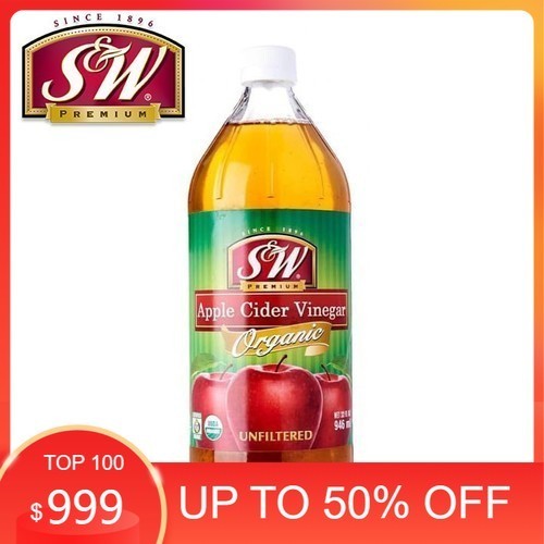

Apple Cider Vinegar Organic S&W / Cuka Apel Oragnik S&W - 473 ML