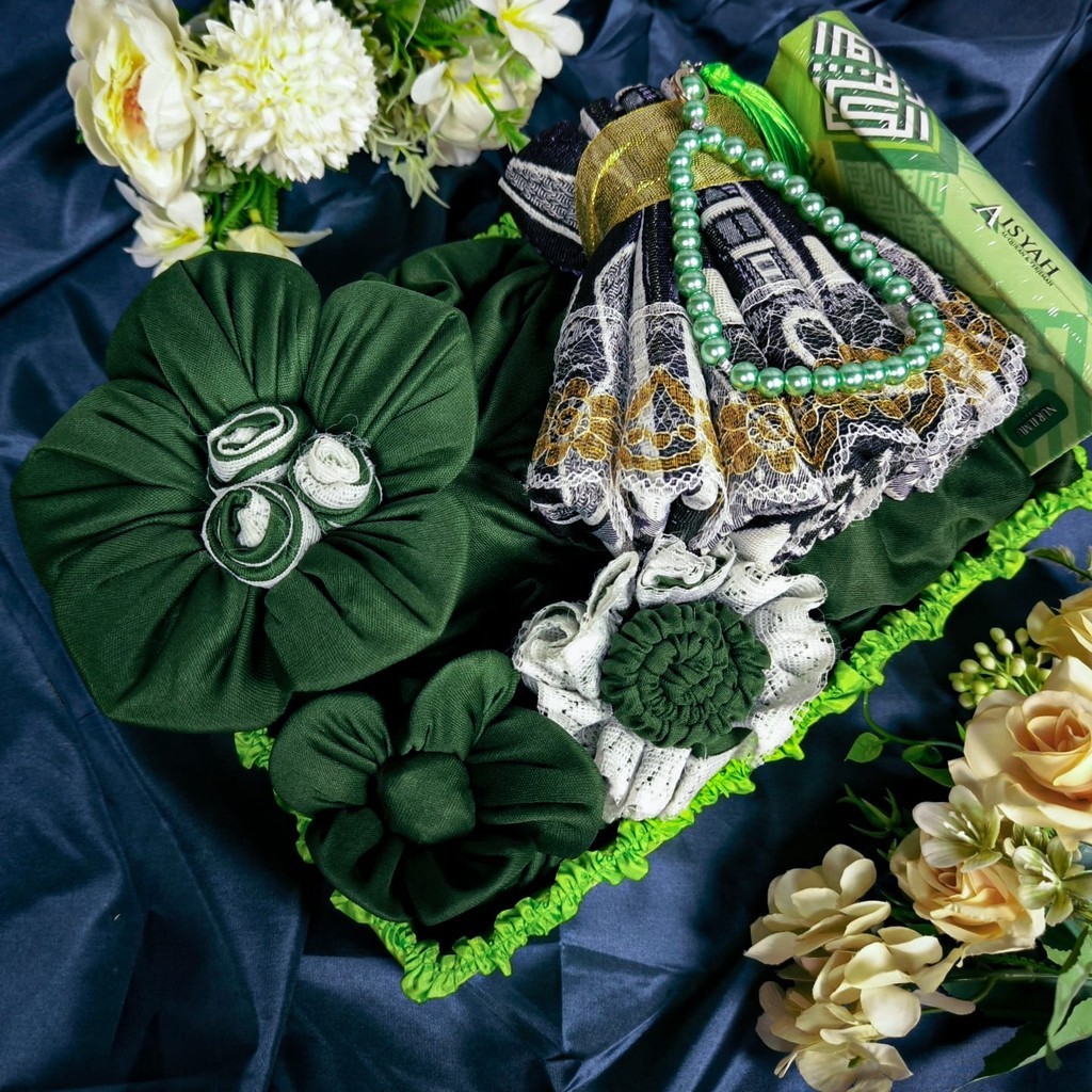 mahar perangkat alat sholat/ mahar seserahan seperangkat alat sholat/ mukenah seserahan pernikahan/ 