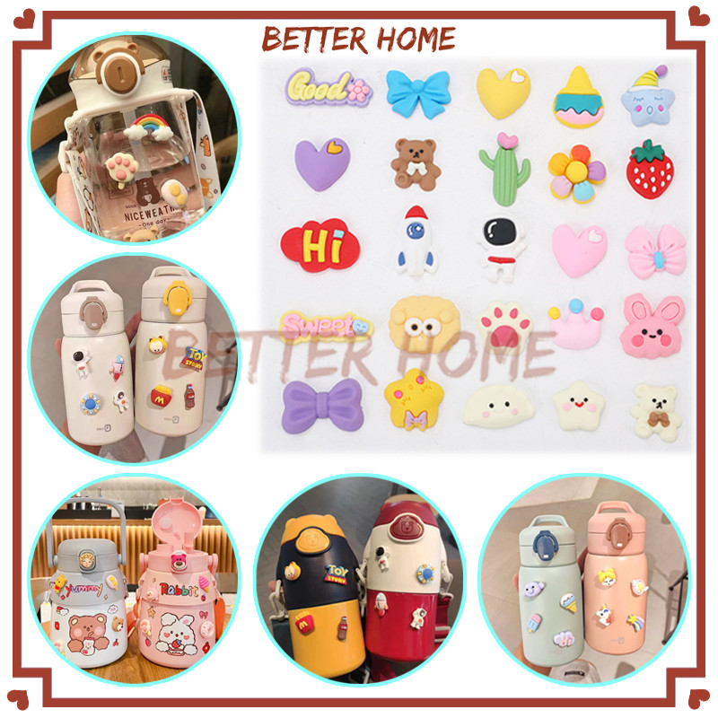 

Stiker 3D Botol Minum 4Pcs/Sticker 3D Tempel Sticker Tumbler /Stiker 3D Aesthetic Motif/Resin Clay