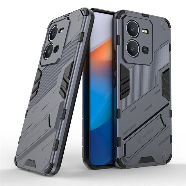 CASING VIVO V25 V25E V25 PRO 5G HYBRID CASE KICKSTAND CYBERPUNK SERIES SARUNG HP