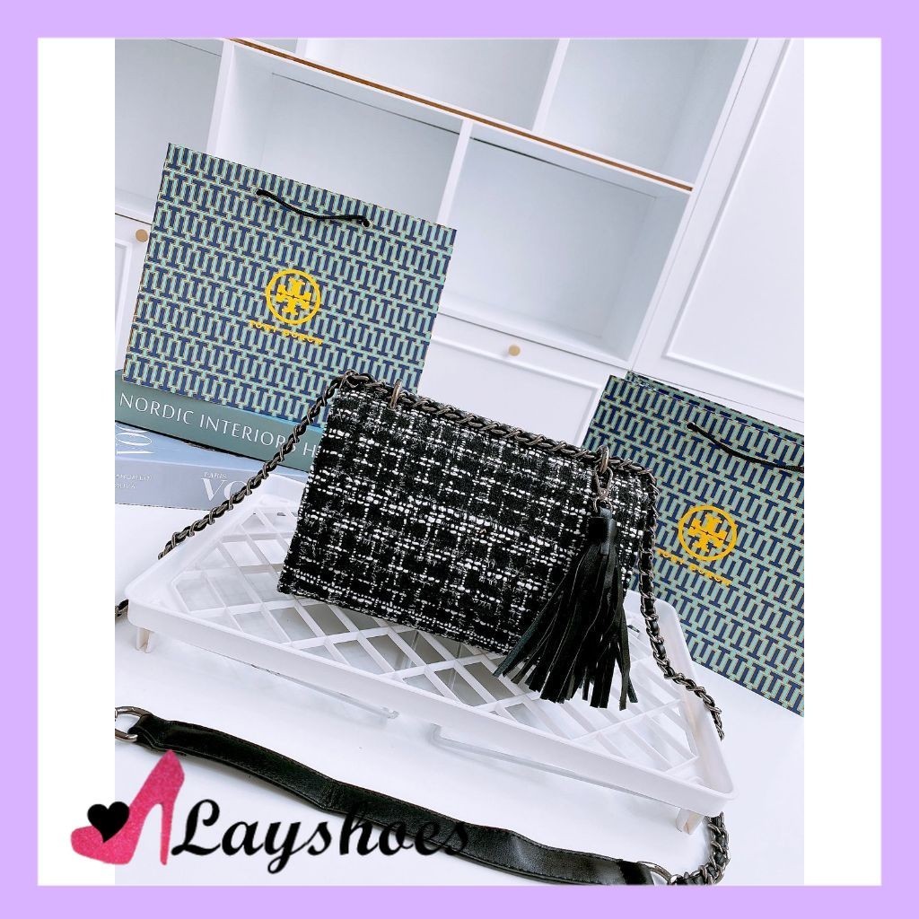 LAYSHOES TAS WANITA IMPORT TAS SELEMPANG T**RY FLEMING MATTE SMALL CONVERTIBLE SHOULDER BAG KODE TB8