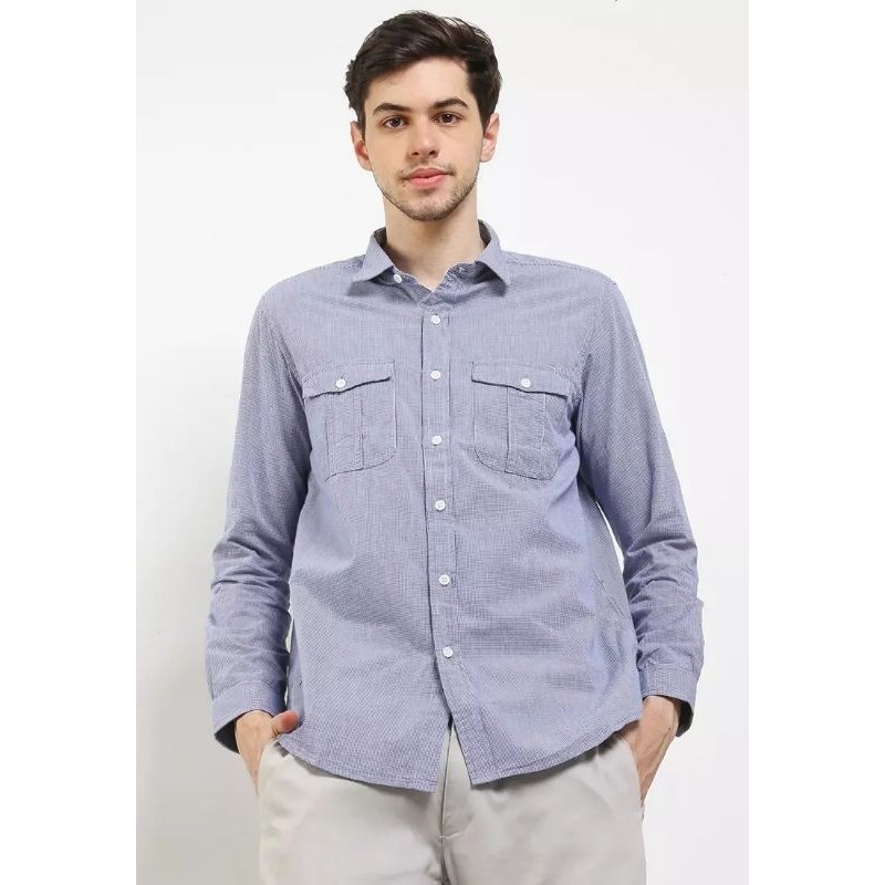BAJU KEMEJA LENGAN PANJANG PRIA LOIS ORIGINAL KLLR396 KASUAL