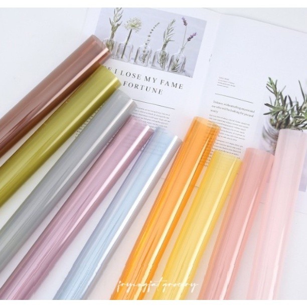 

(20 Lembar) Kertas Bunga Transparent Reflection 58*58cm Harga per PACK (isi 20 Lembar)