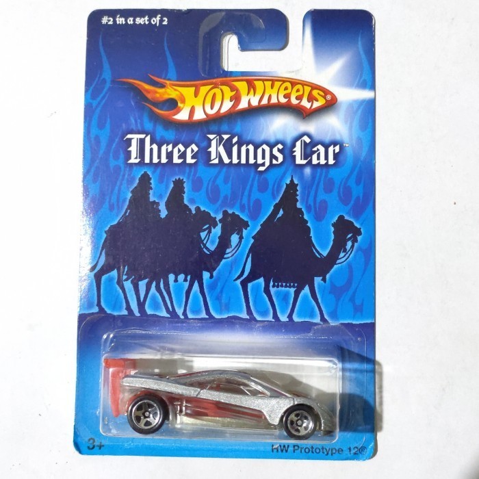Hot Wheels  Prototype 12 silver 2007 Three King Car
