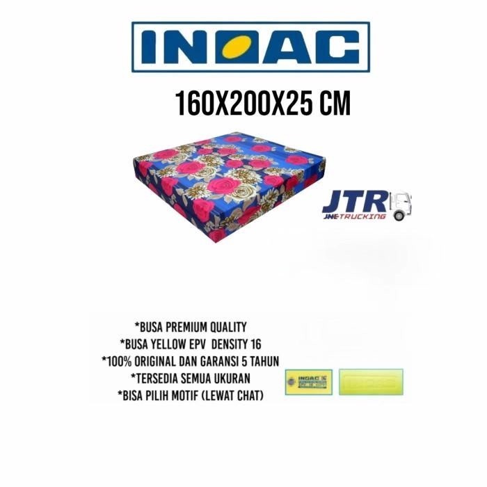kasur busa inoac original 160x200x25 cm garansi 5 tahun