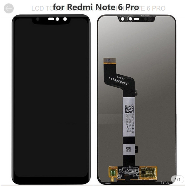 LCD REDMI NOTE 6 PRO FULLSET TOUCHSCREEN BLACK ORI
