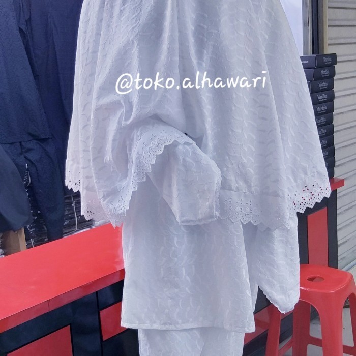 Stelan Jumbo Ihrom Lengkap Wanita pakaian Ihrom wanita Haji & Umroh - Stelan Lengkap, 5L