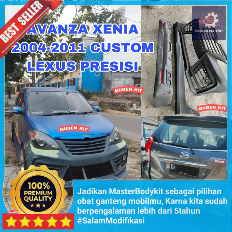 BEMPER BODYKIT AVANZA XENIA CUSTOM LEKSUS LEXUS 2005 2006 2007 2008 2009 2010 2011 NEW MODEL  & PRES